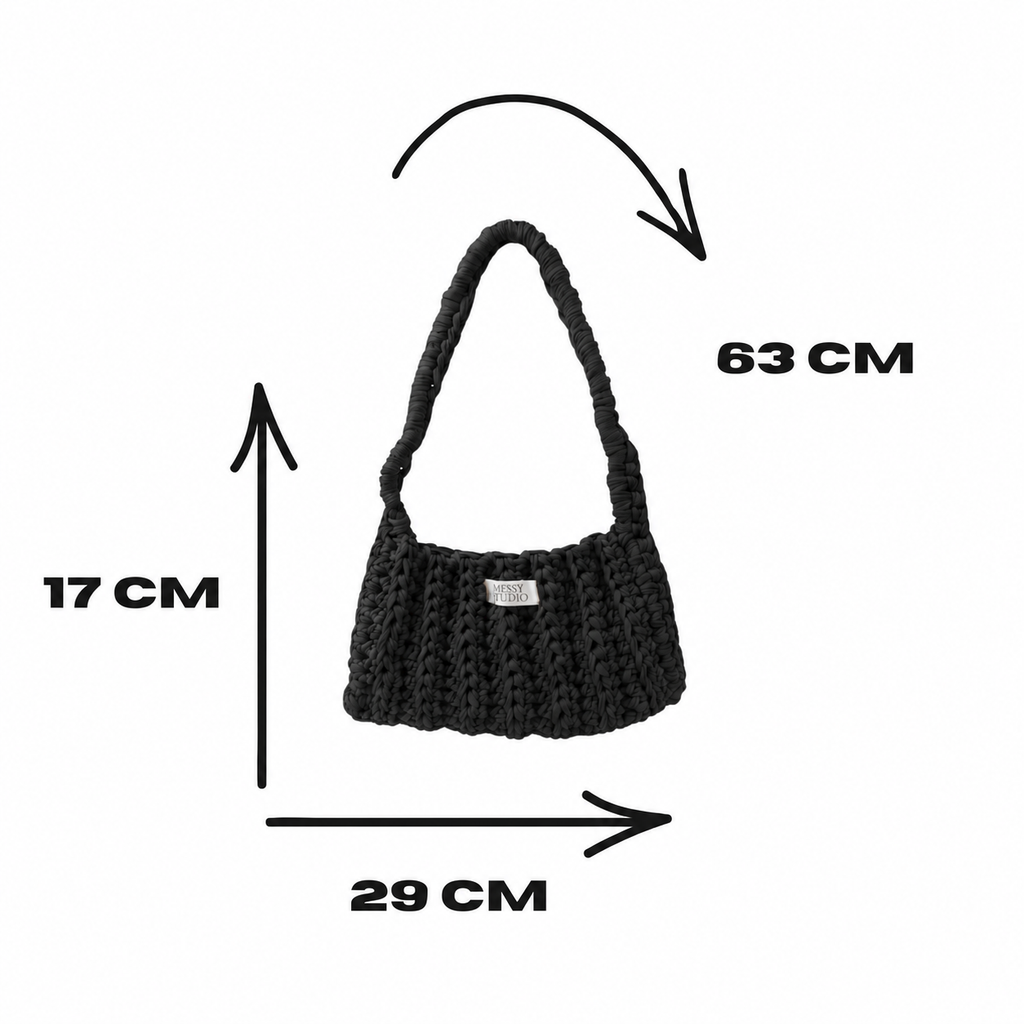 The Studio Loop Shoulder Bag Black